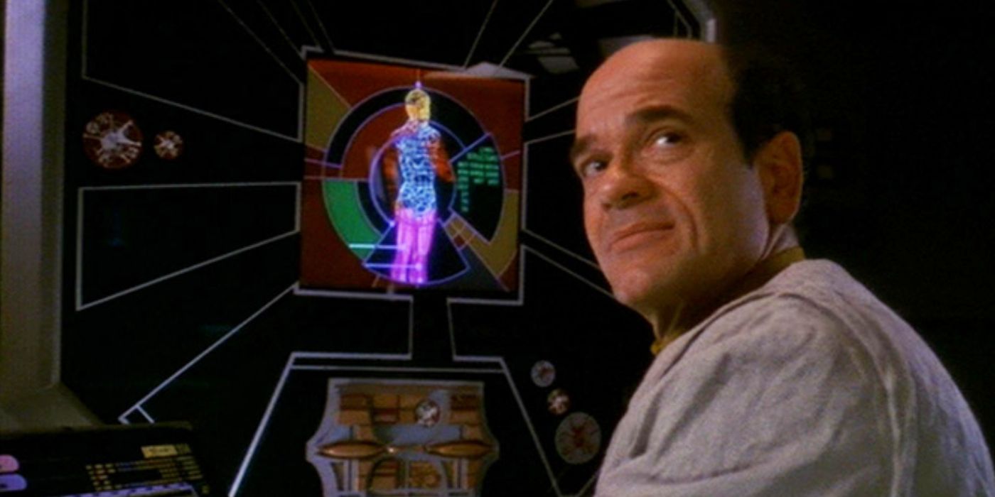 Robert Picardo as Dr. Lewis Zimmerman in Star Trek: DS9