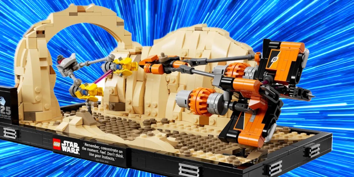 Star Wars LEGO Podrace Diorma Custom Image