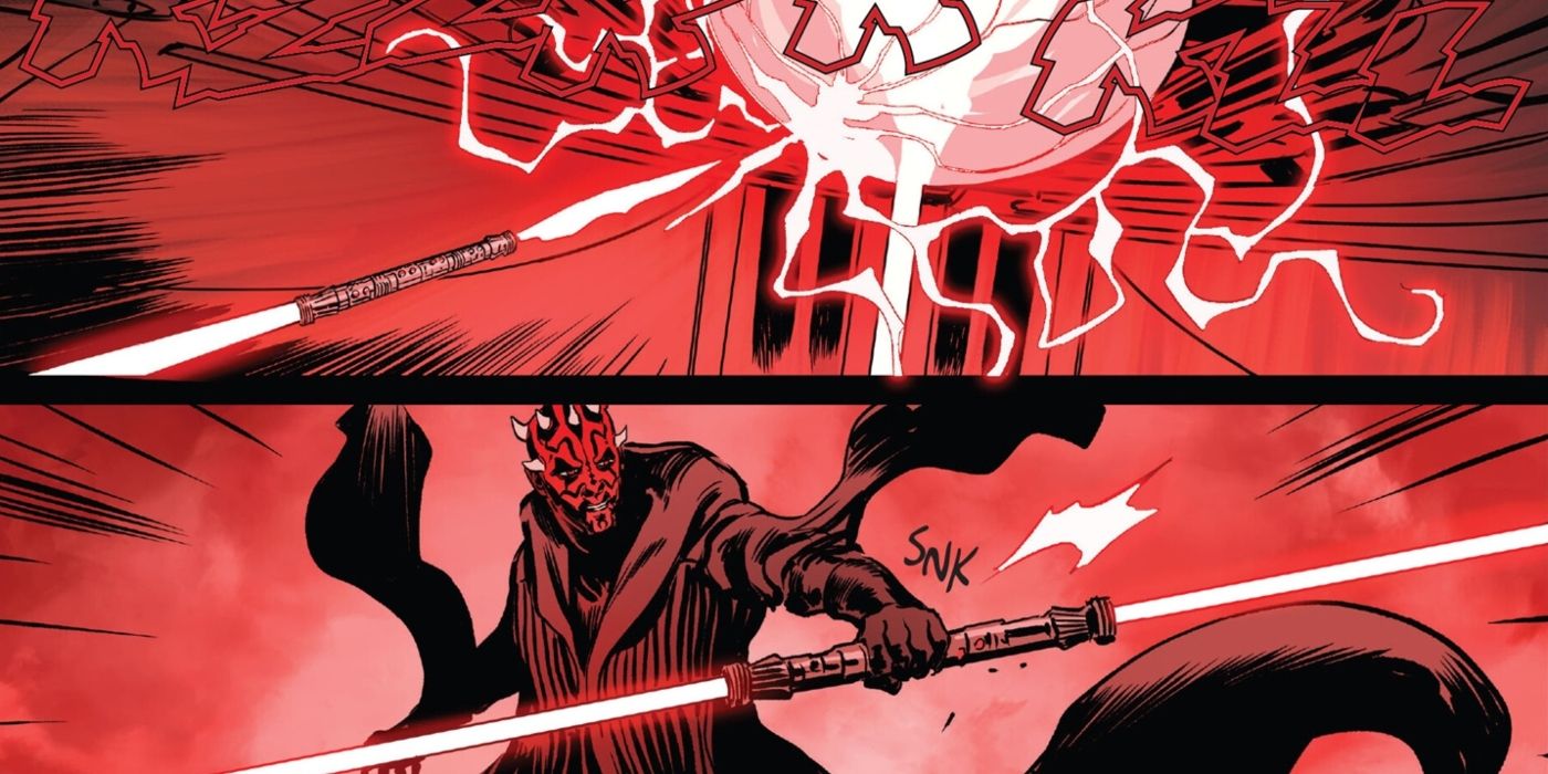 Star Wars' Darth Maul delivering the final blow to the Final Occultation.