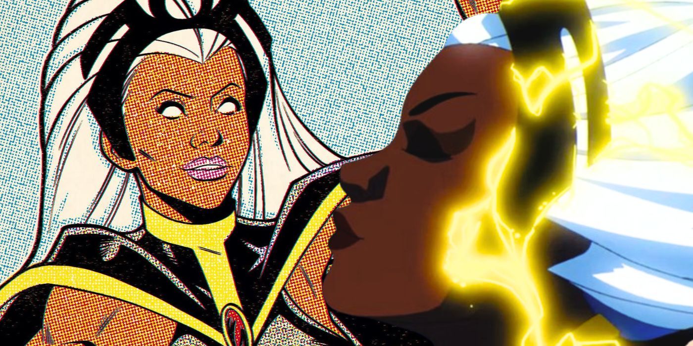 Storm sonríe en Big Number de X-Men y siente una tormenta eléctrica en su cabeza en X-Men '97