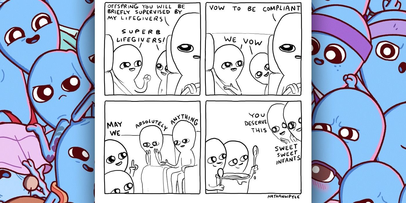 strange planet comic about grandparents