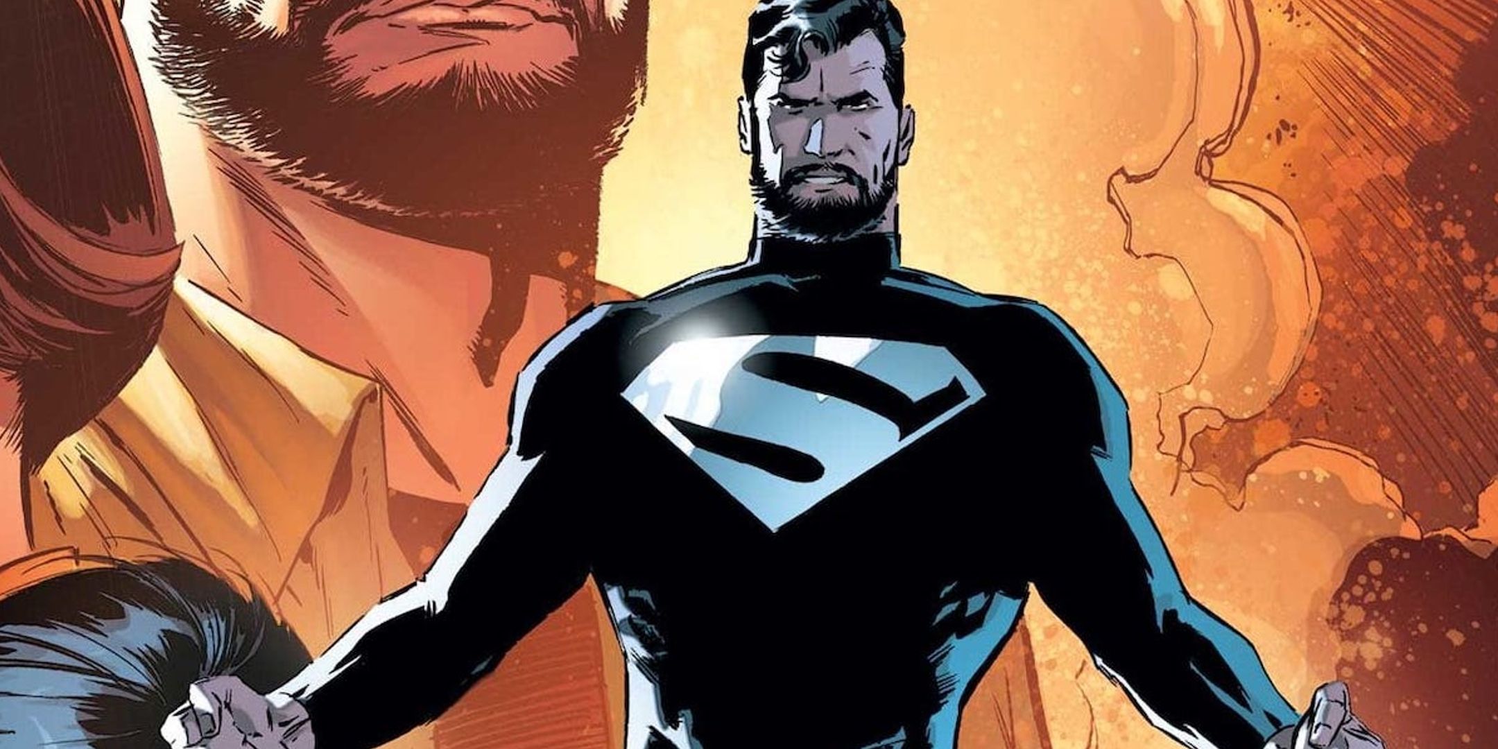 Superman com Barba e Terno Preto DC