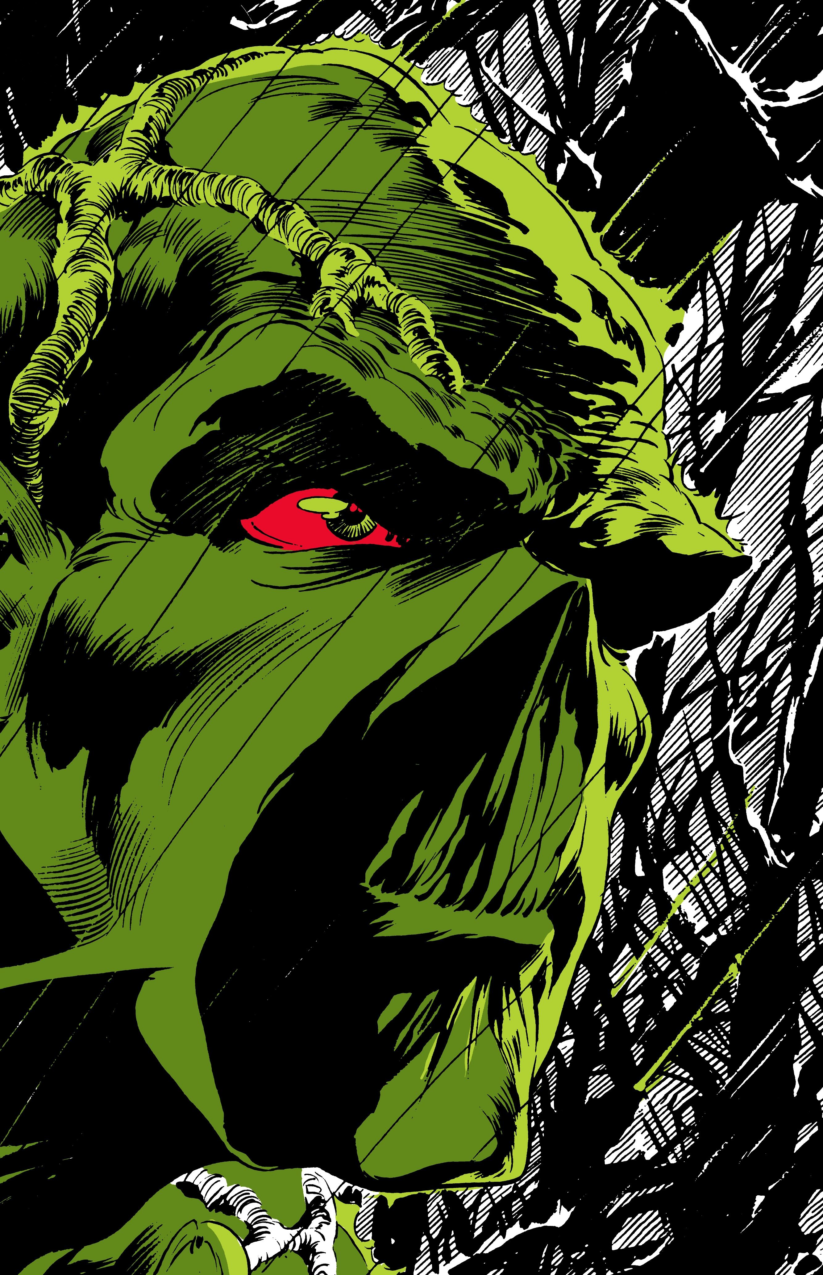 Swamp Thing in a DC Comic Book