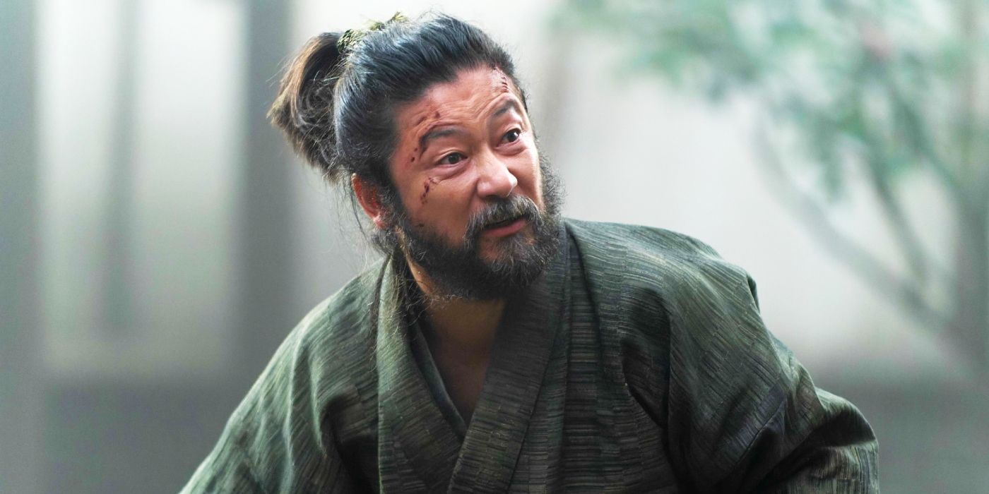 Tadanobu Asano como Yabushige no episódio 10 do Shogun
