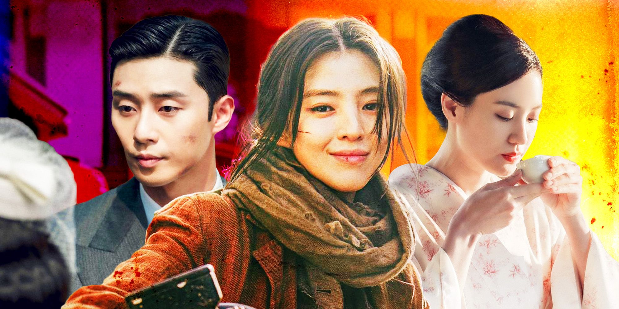 Tae-sang, Chae-ok, and Lady Maeda from Gyeongseong Creature