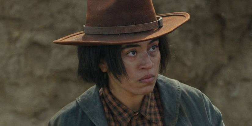 Teonna Rainwater (Aminah Nieves) looking exhausted in 1923