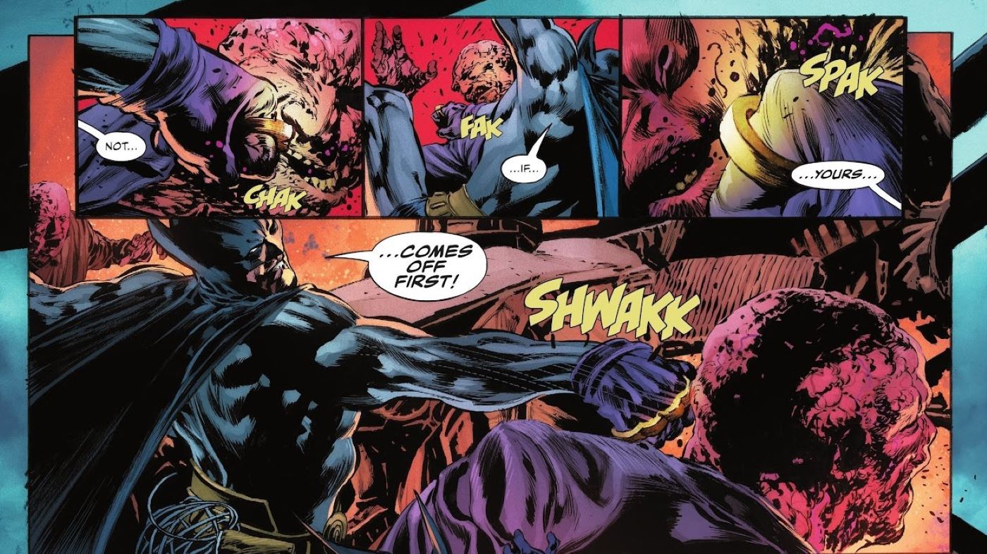 The Bat-Man First Knight #2 BAtman and Brass kuckles