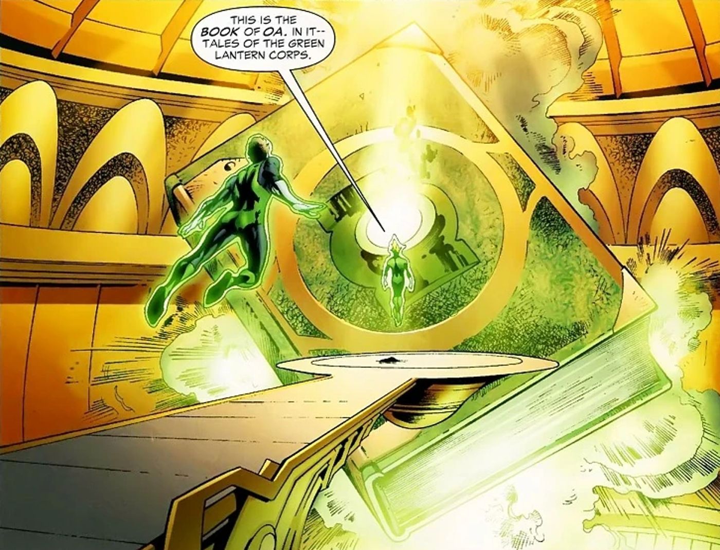 The Book of Oa and Two Green Lanterns DC