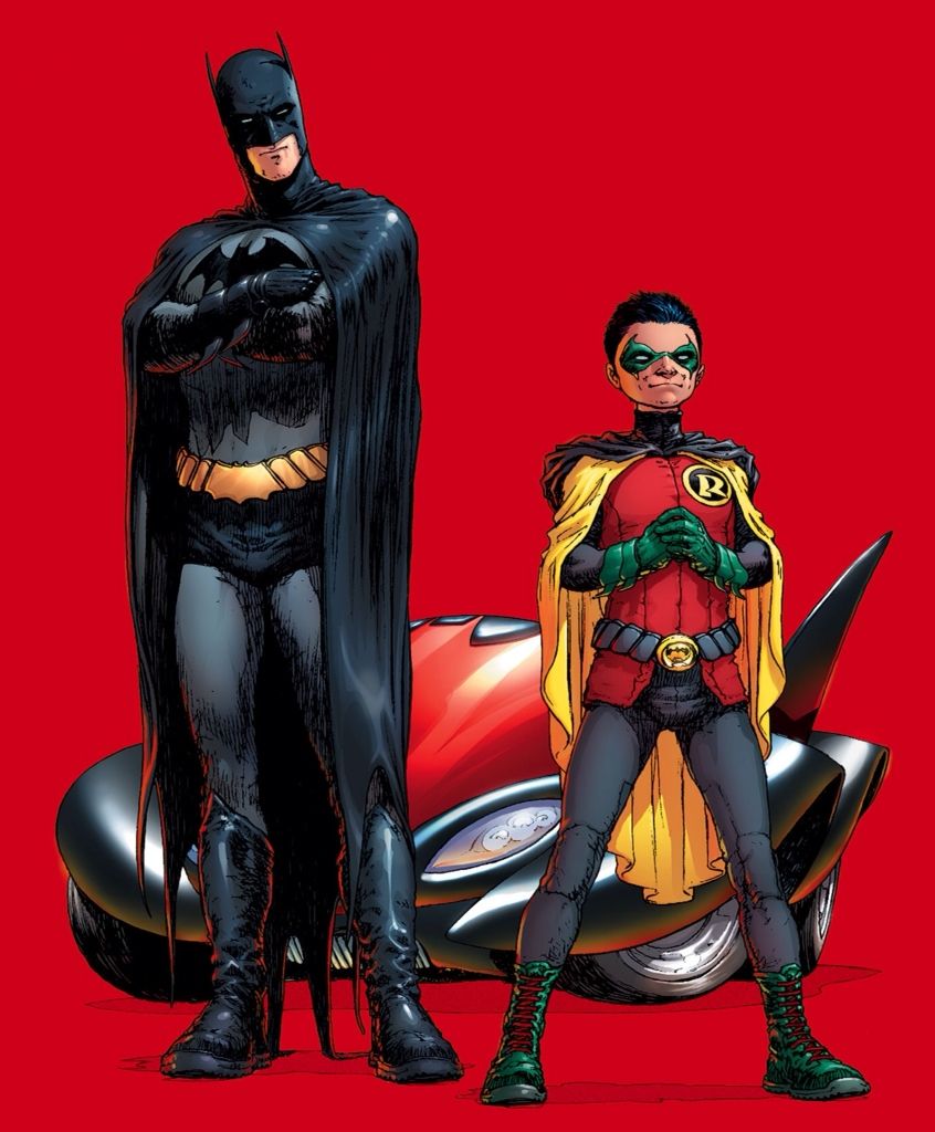 Odważni i śmiałkowie: Batman i Robin w komiksach DC napisany przez Granta Morrisona