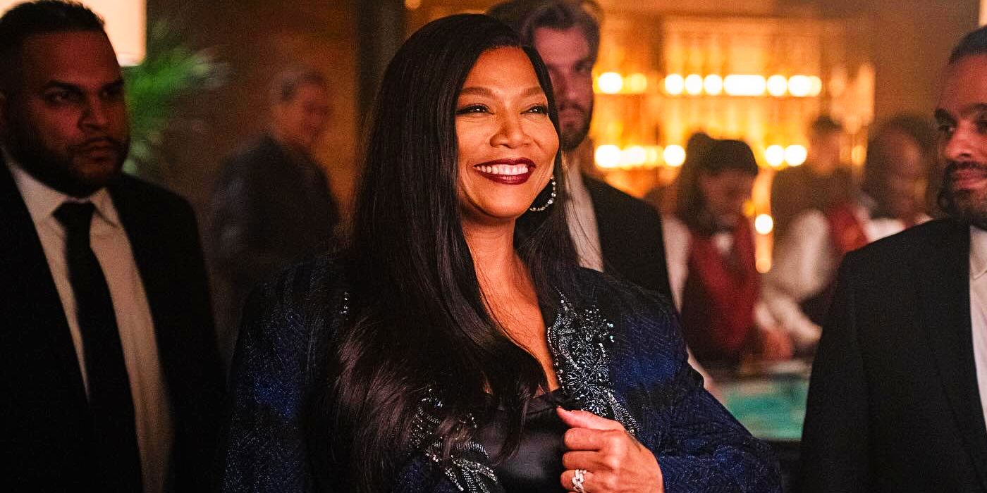 Queen Latifah as Robyn McCall smiling at a casino in The Equalizer season 4 episode 4
