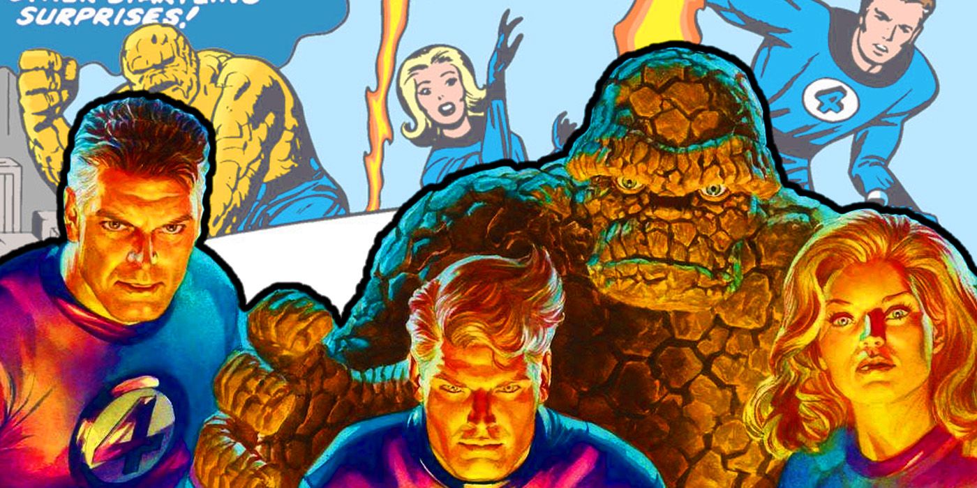 The Fantastic Four in Marvel Comics with the cover of 1962's Fantastic Four #3