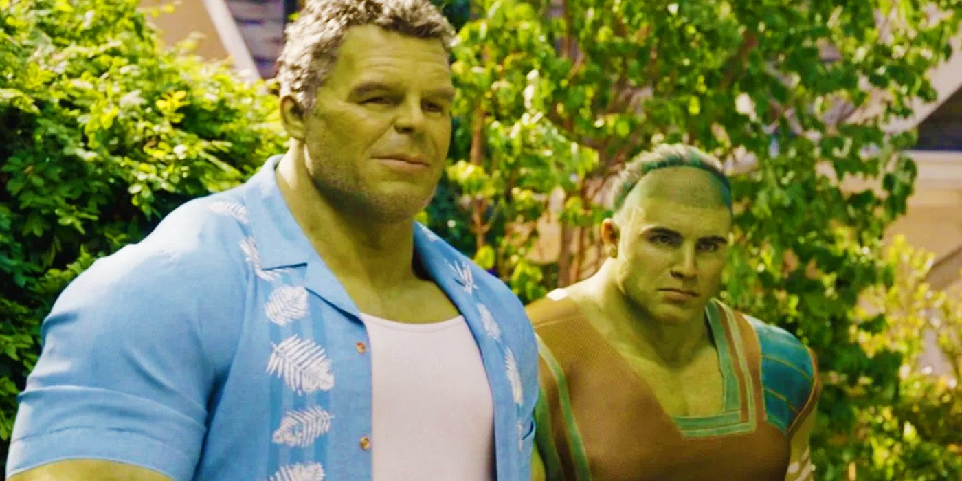 O Hulk com Skaar em She-Hulk Advogada