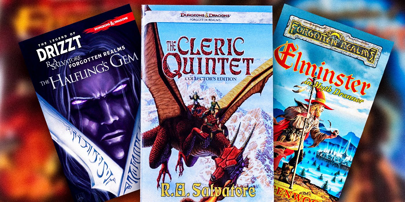 The-Legend-Of-Drizzt,-The-Cleric-Quintetand-The-Elminster-Series