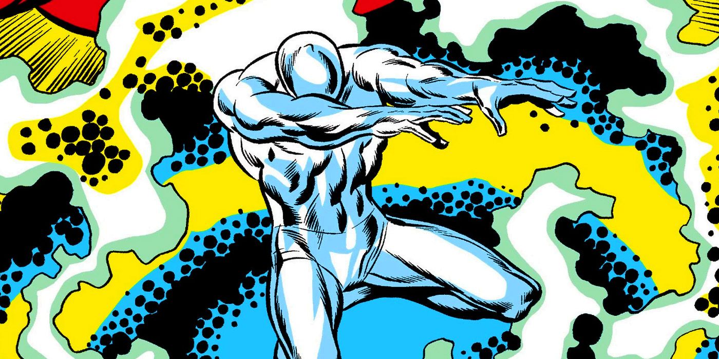 The Silver Surfer getting the Power Cosmic in Marvel Comics