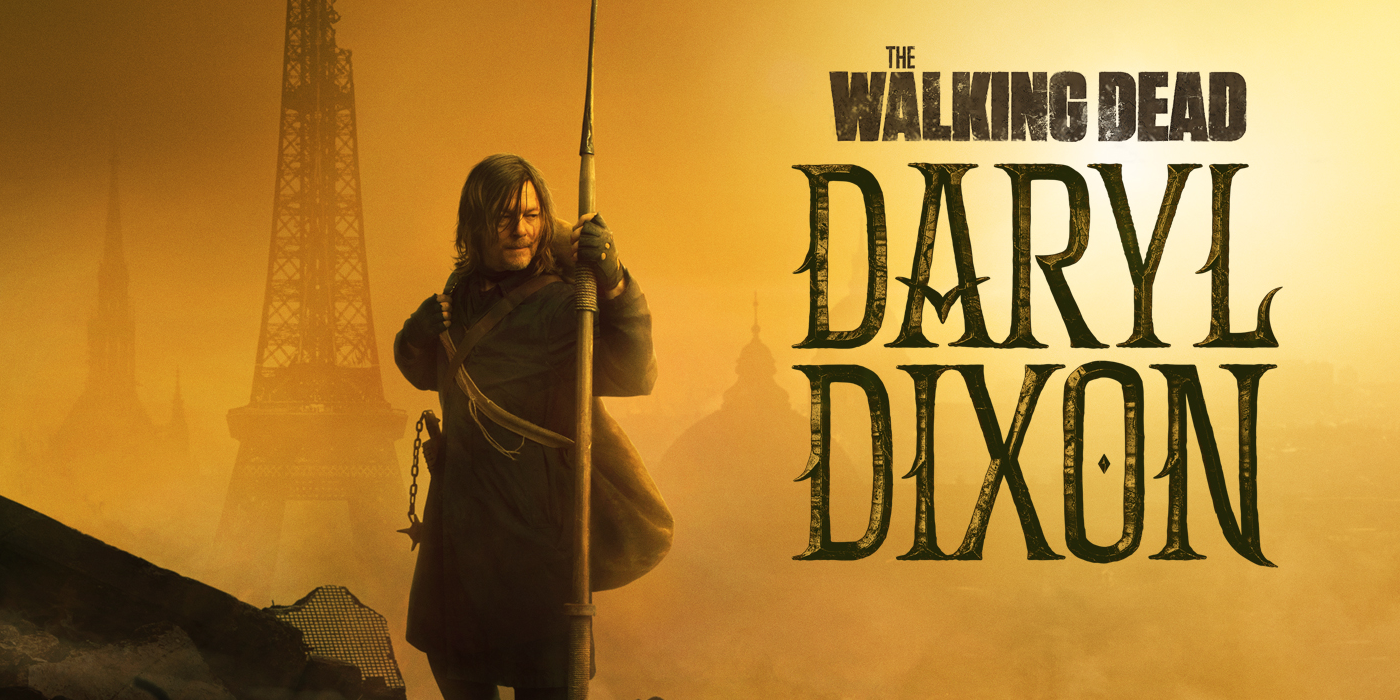 Norman Reedus as Daryl Dixon holding a stick in France in The Walking Dead: Daryl Dixon trailer