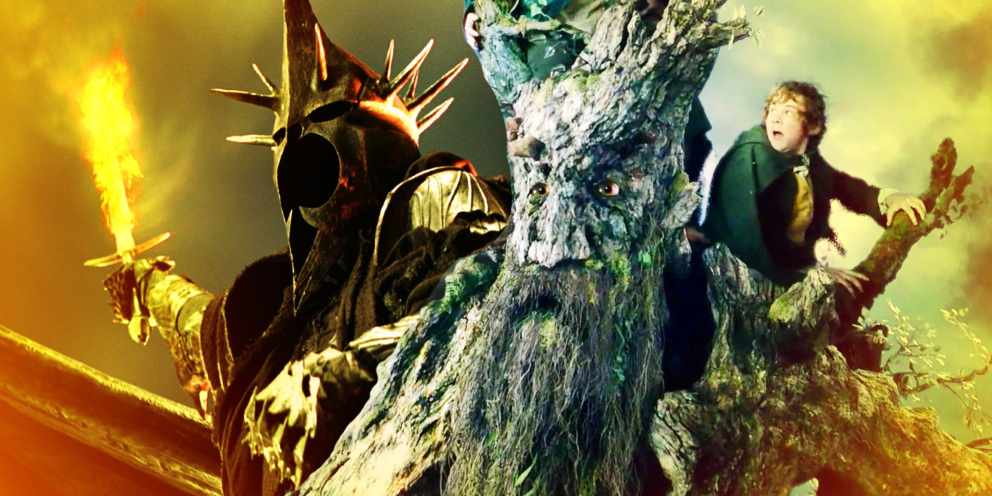 The Witch King and Treebeard from The Lord of the Rings Trilogy