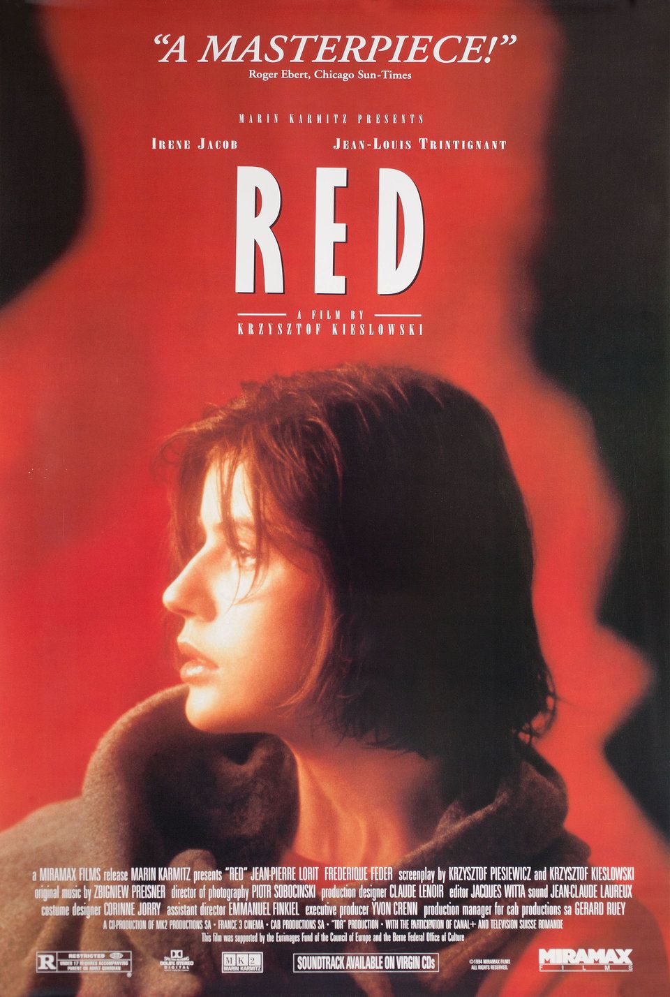 Three Colors Red Movie Poster