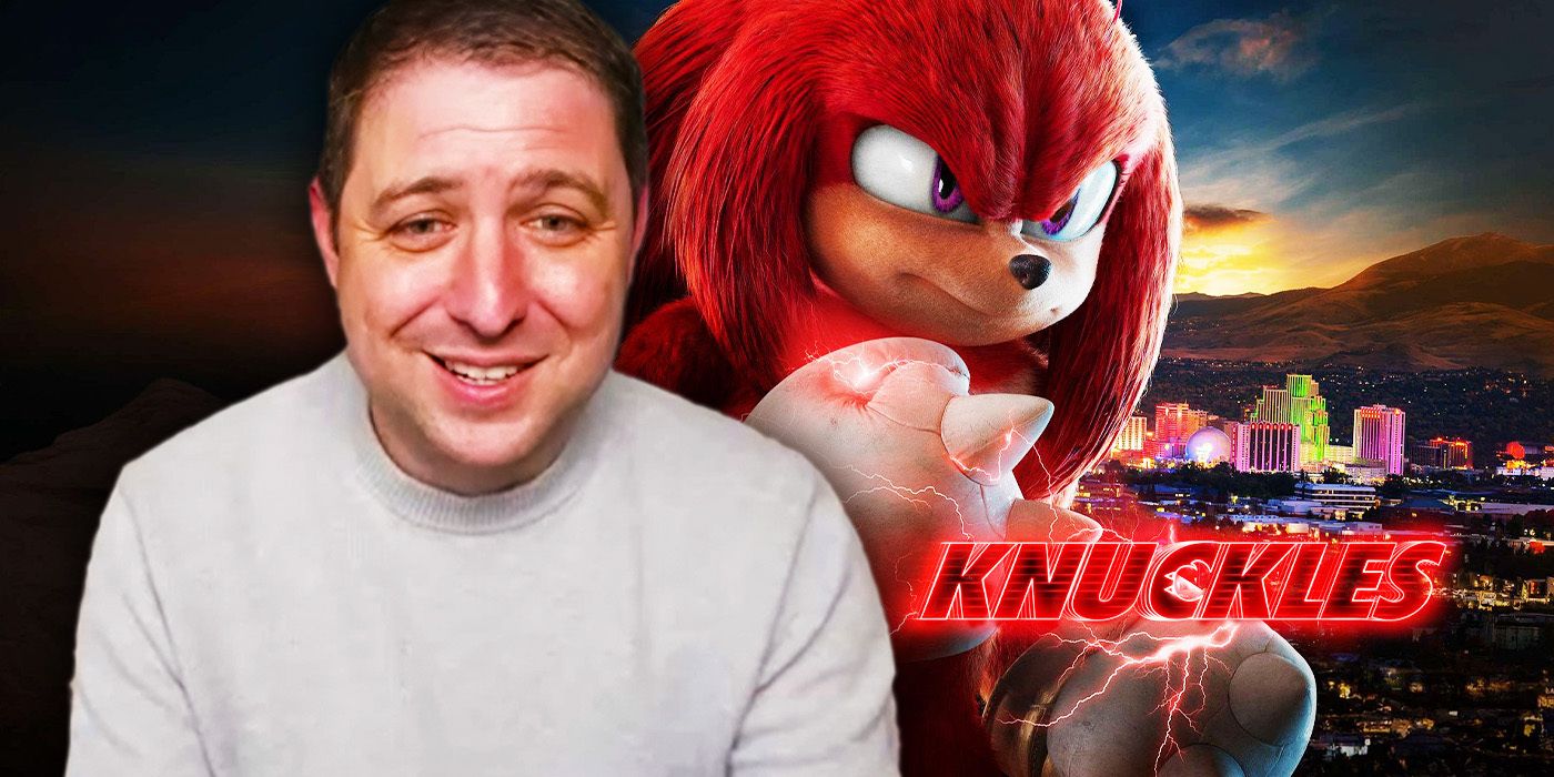 Edited image of Toby Ascher during Knuckles interview