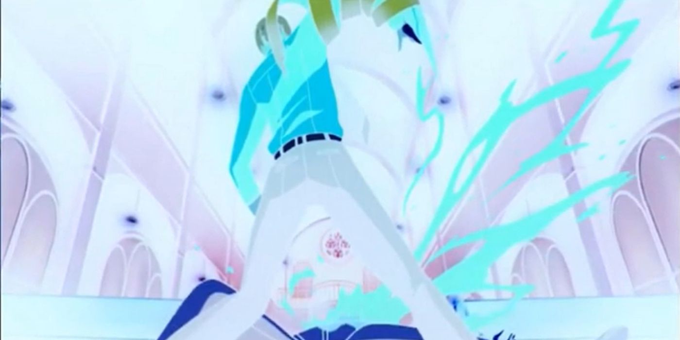 Negative Filter in Tokyo Ghoul Censoring a Brutal Fight