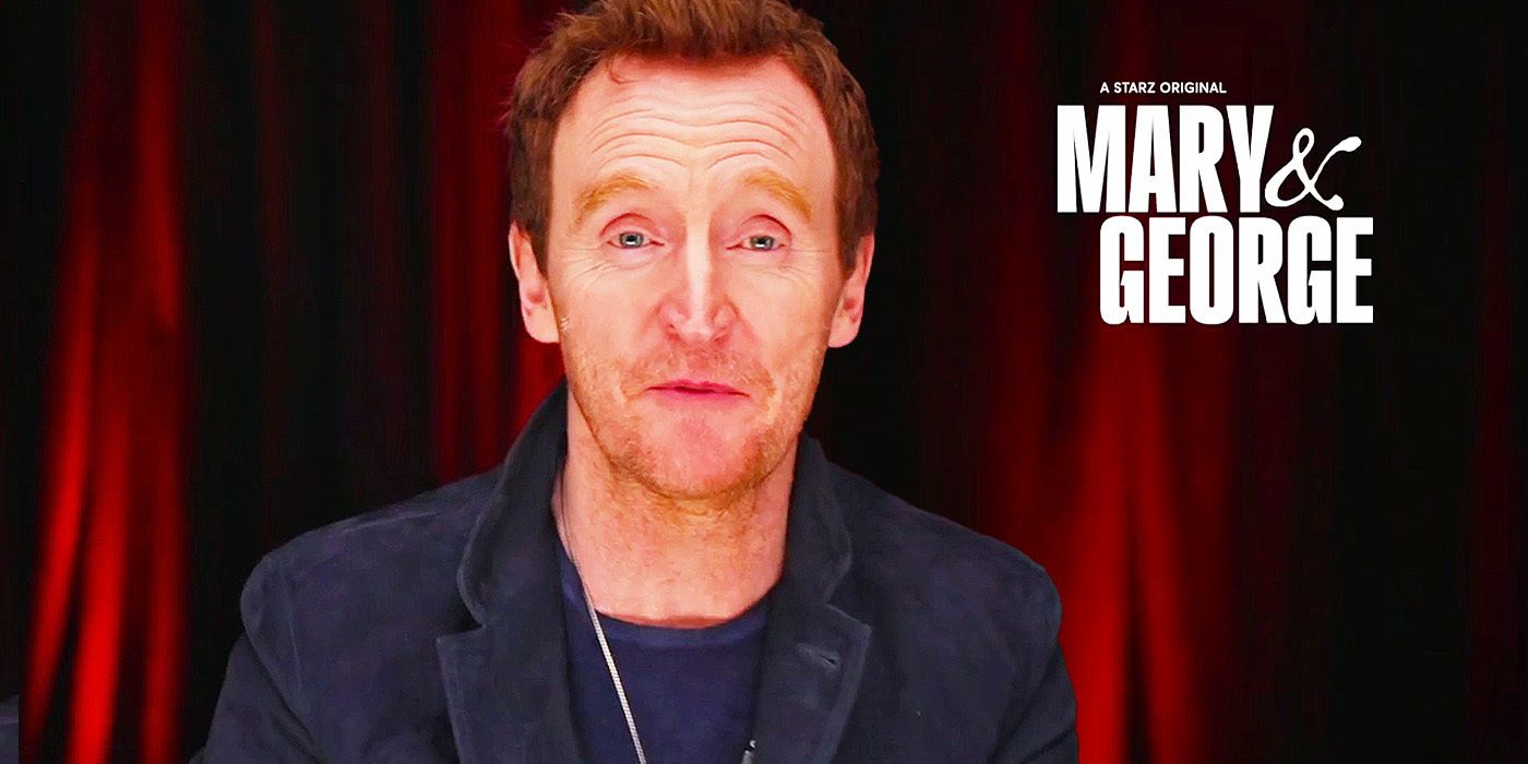 Edited image of Tony Curran during Mary and George interview