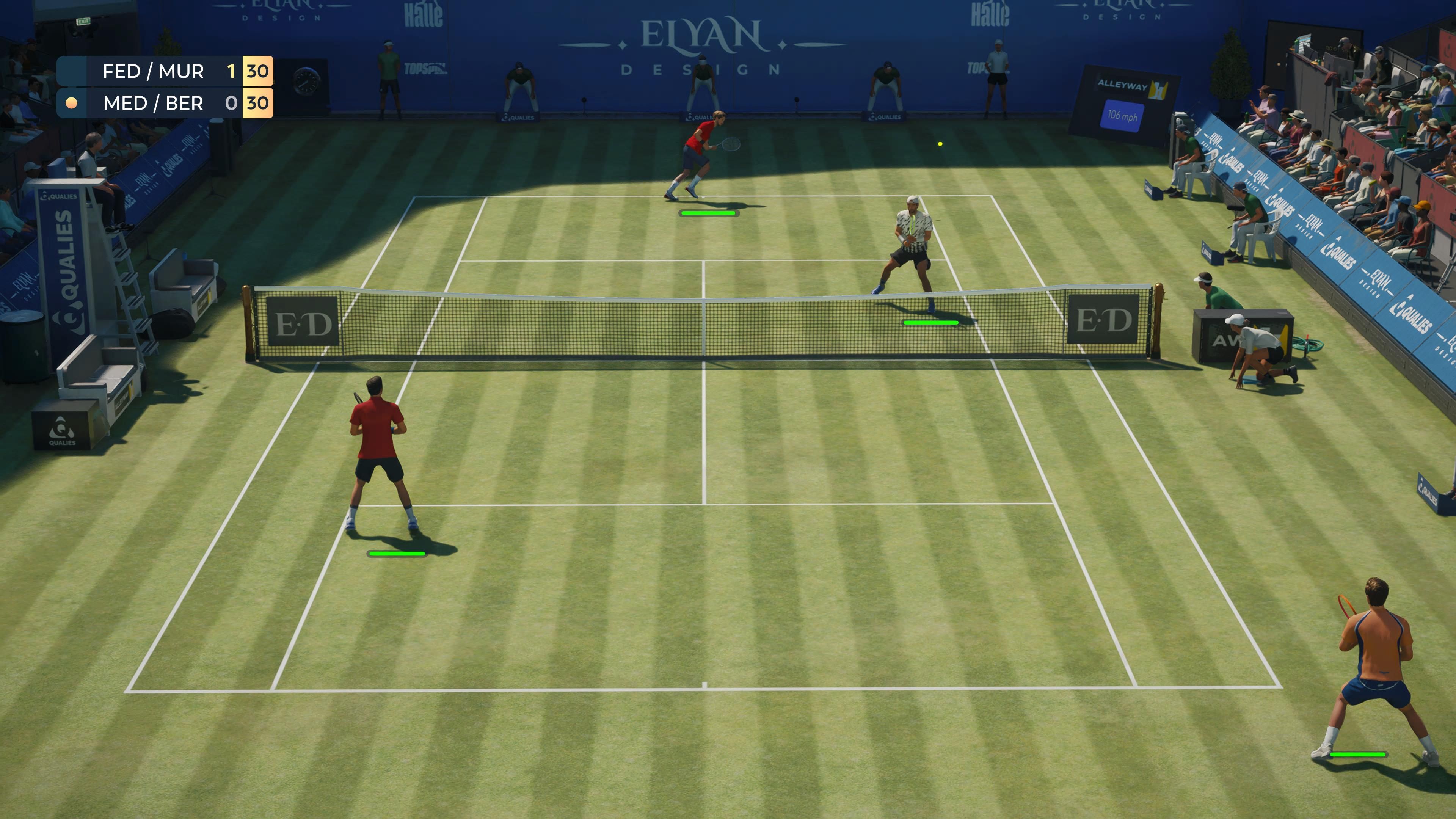 TopSpin 2K25 dobra grama Federer