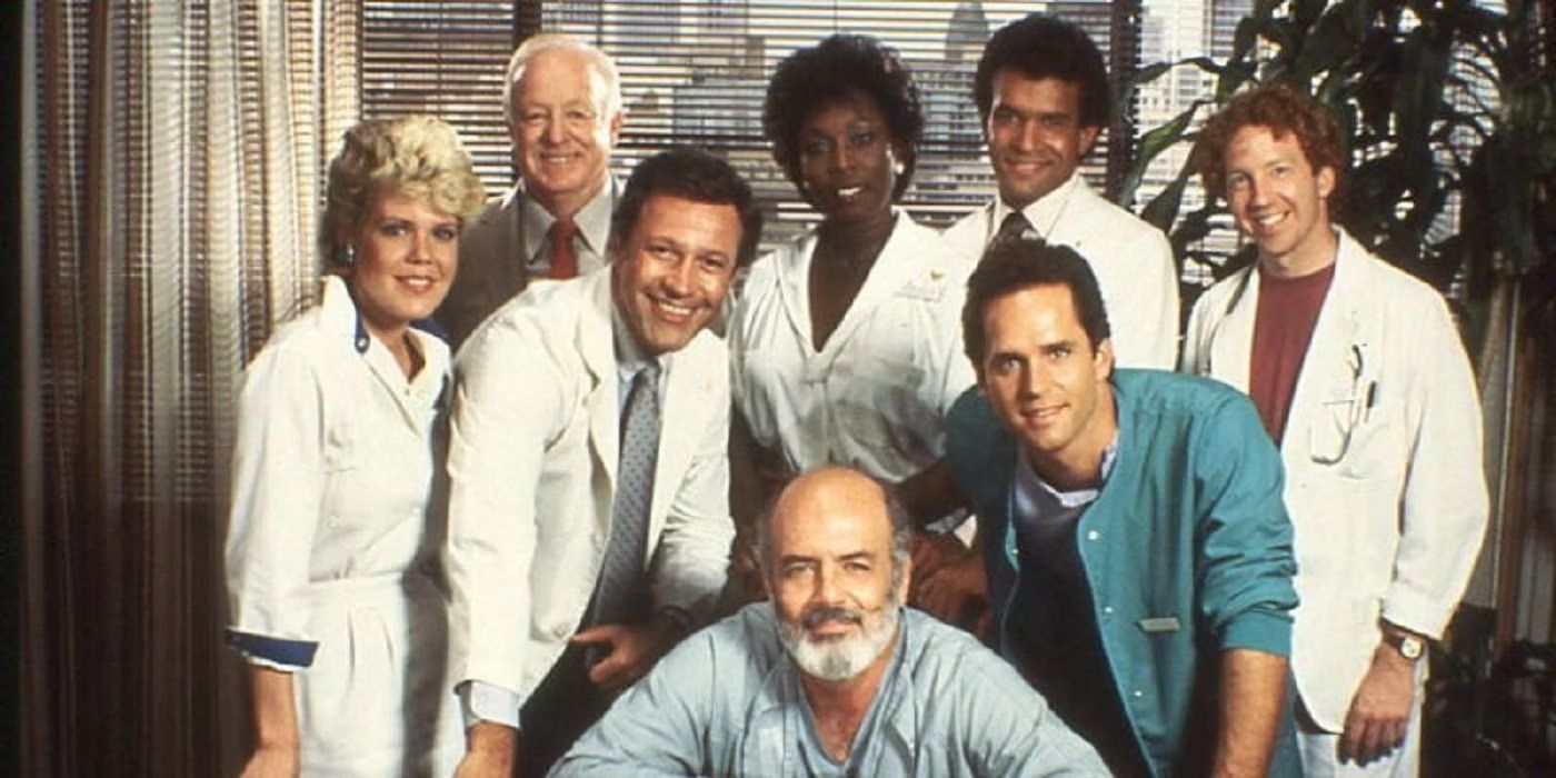 The cast of Trapper John, M.D.