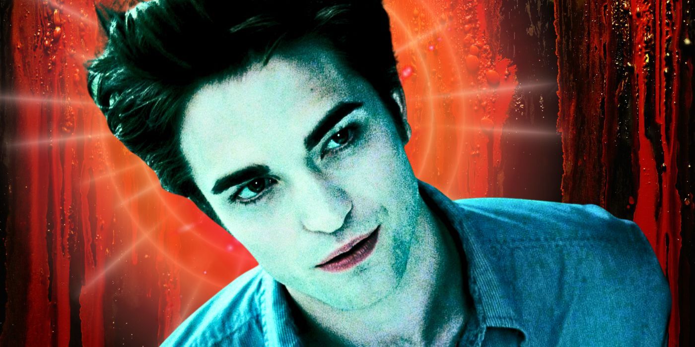 Robert Pattinson sparkles as Edward Cullen in the Twilight movie