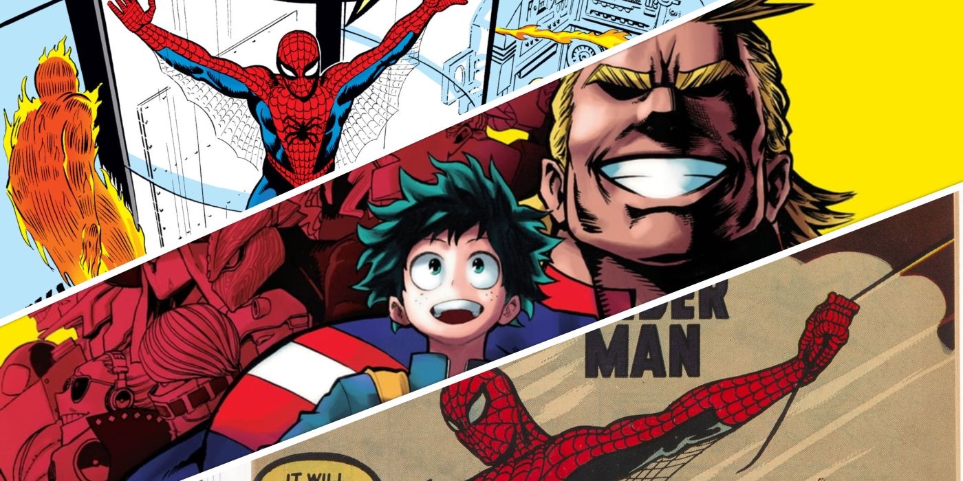 Dois dos números 1 mais populares do Homem-Aranha e My Hero Academia número um