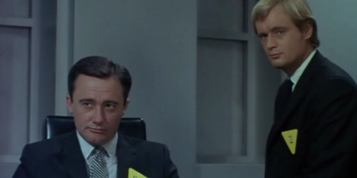 Robert Vaughn as Napoleon Solo and David McCallum as Illya Kuryakin in The Man From UNCLE.