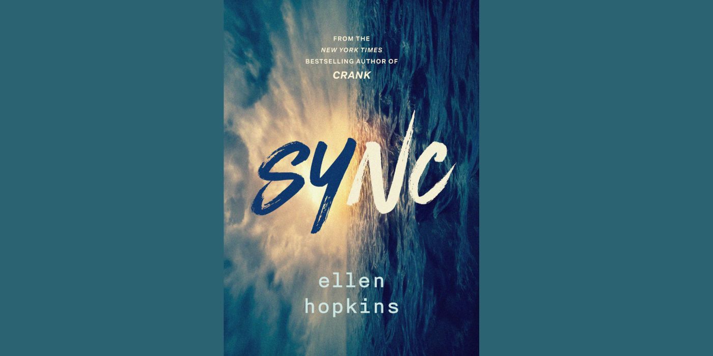 The book cover for Sync by Ellen Hopkins