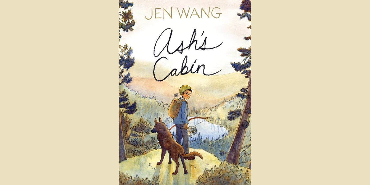 The book cover for Ash's Cabin by Jen Wang 
