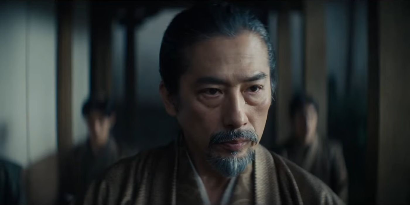Hiroyuki Sanada as Lord Yoshii Toranaga in Shogun episode 2