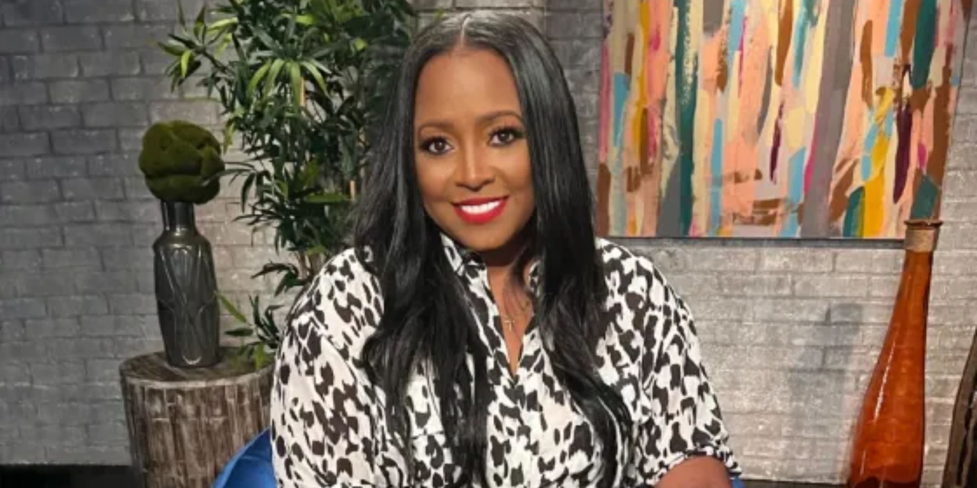 Married At First Sight: The Afterparty Keisha Knight Pullium smiling on set