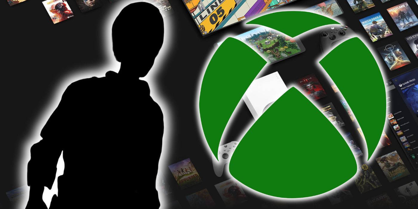 The shadow of Harold Halibut alongside the Xbox logo