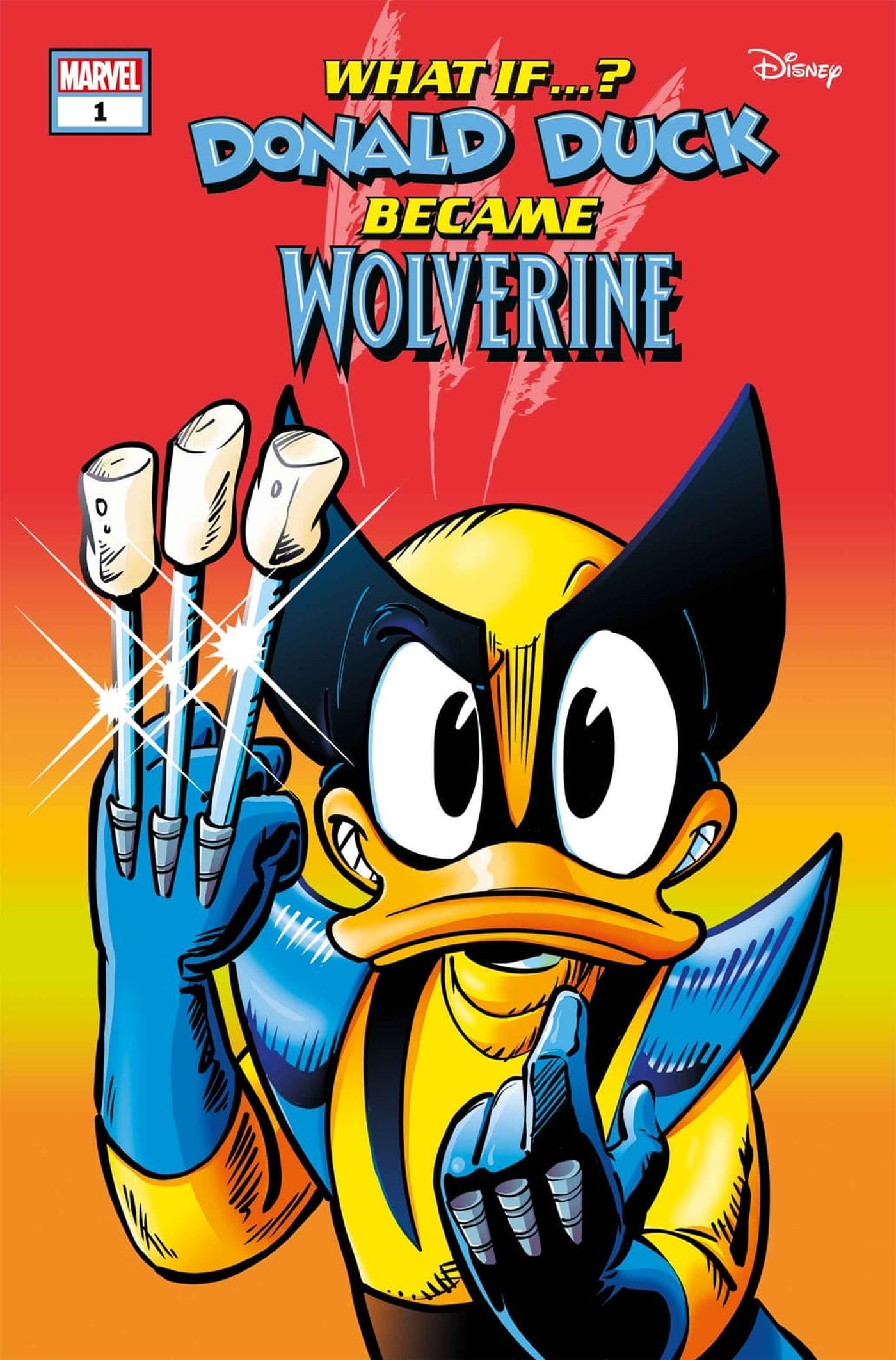 E se o Pato Donald virasse capa do Wolverine Marvel