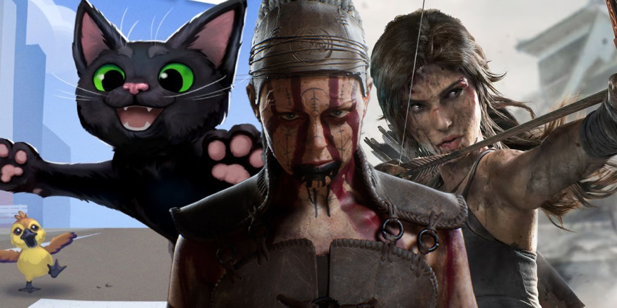 Little Kitty Big City, Hellblade 2, and Tomb Raider