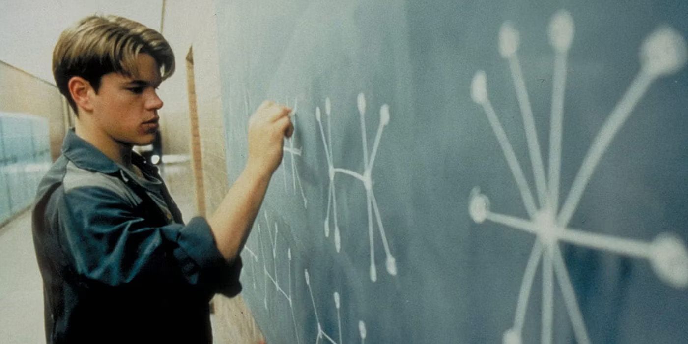 Will doing math problems in Good Will Hunting