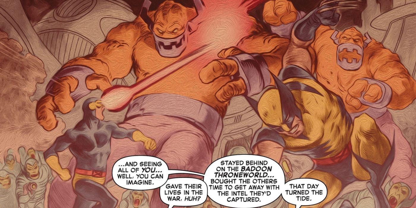 Weapon X-Men revealing how Wolverine and Cyclops sacrificed themselves for the Earth.
