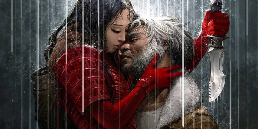wolverine and mariko as the Scarlet Samurai