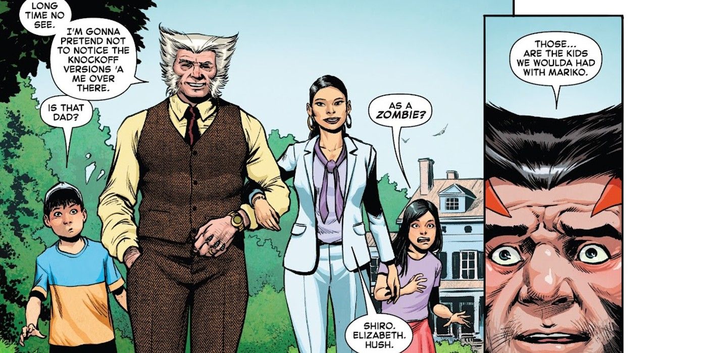 Wolverine apresenta seu filho e filha com Mariko