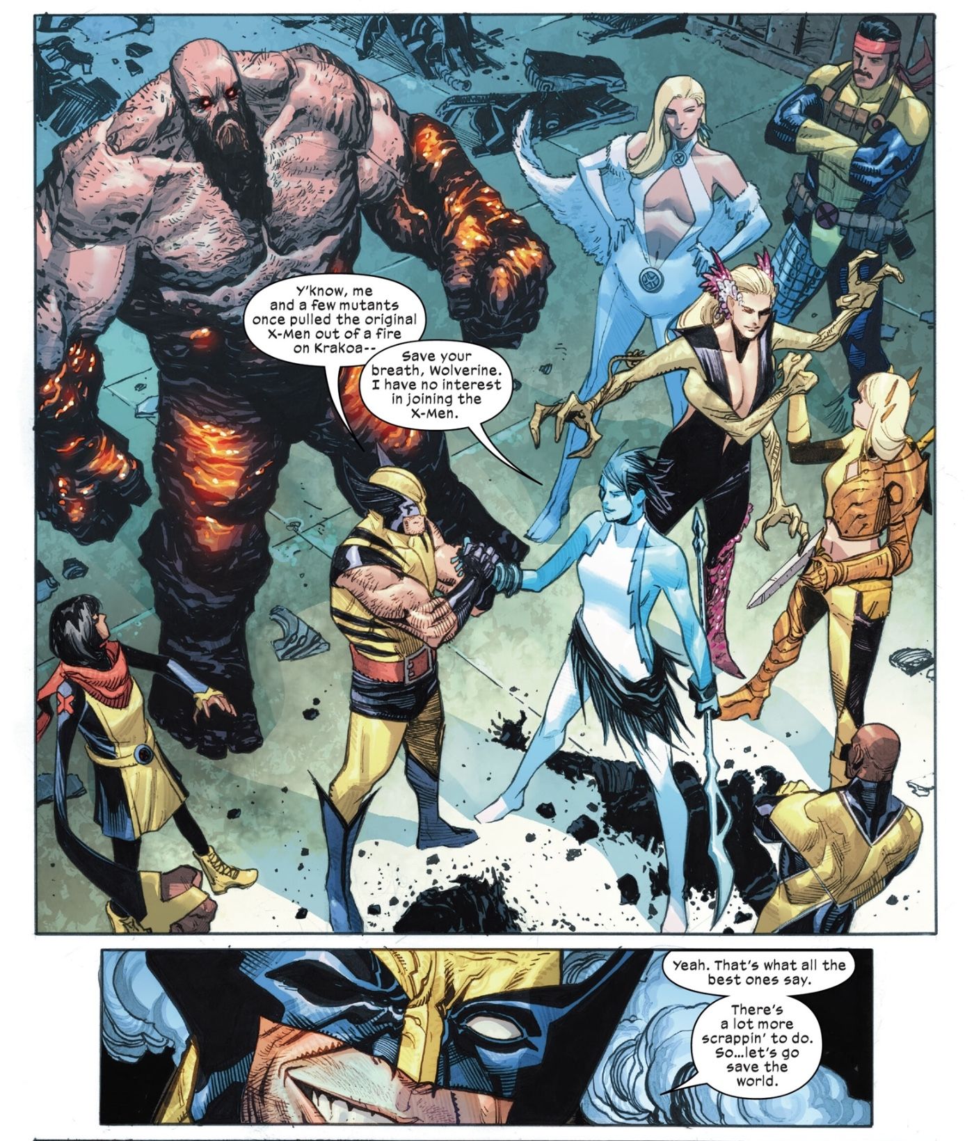 Wolverine convida Volta para X-Men