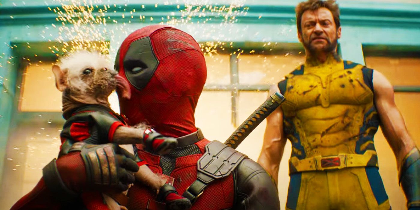 Wolverine with Deadpool and Dogpool in Deadpool & Wolverine's official trailer