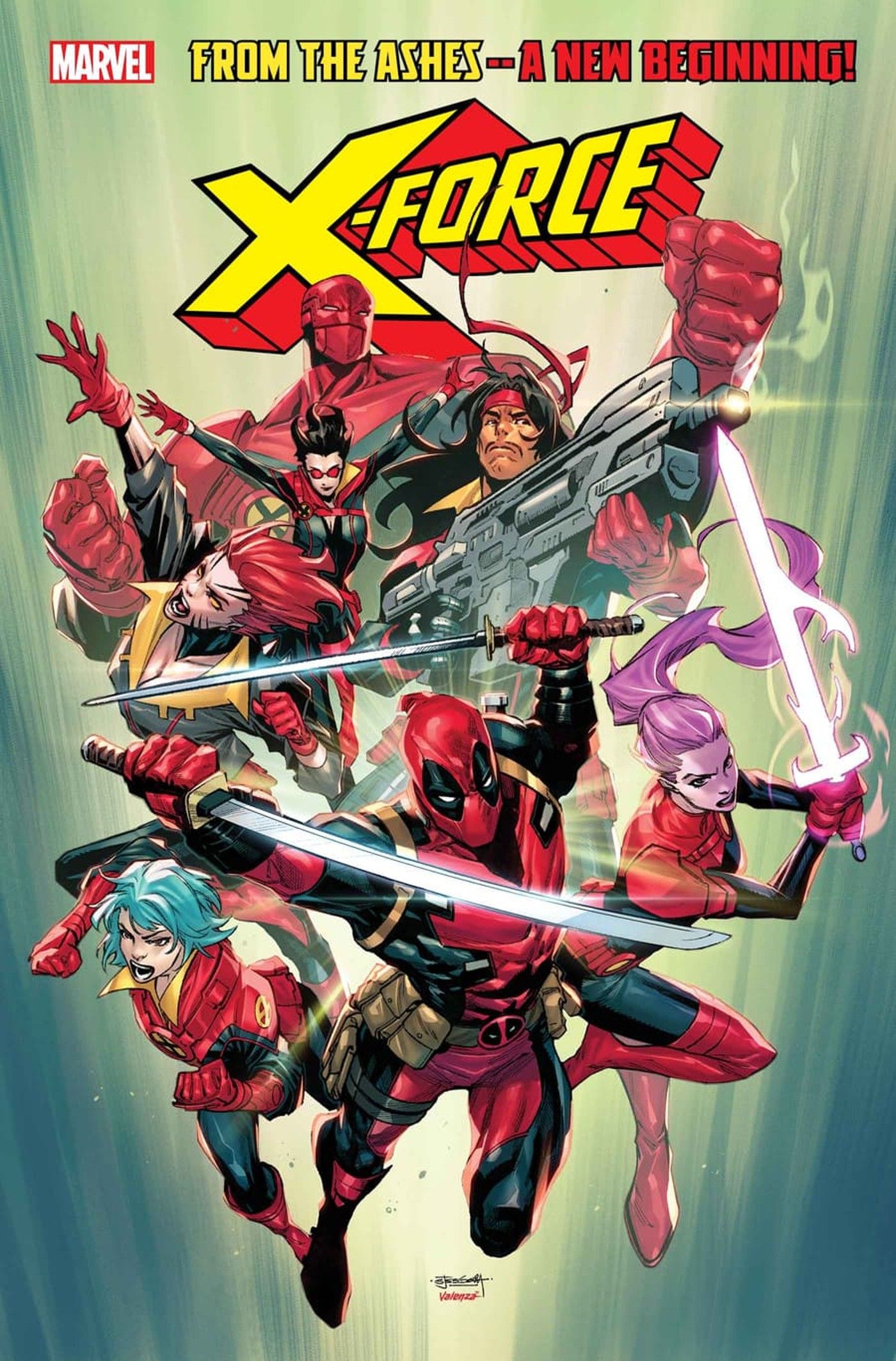 Capa do teaser de X-Force From The Ashes X-Men