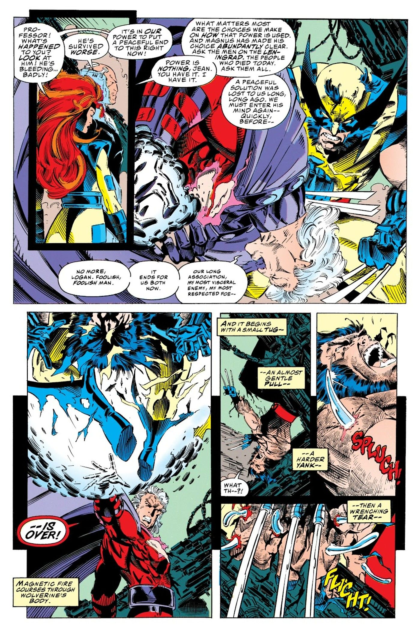 X-Men #25 Atrações Fatais Magneto e Wolverine