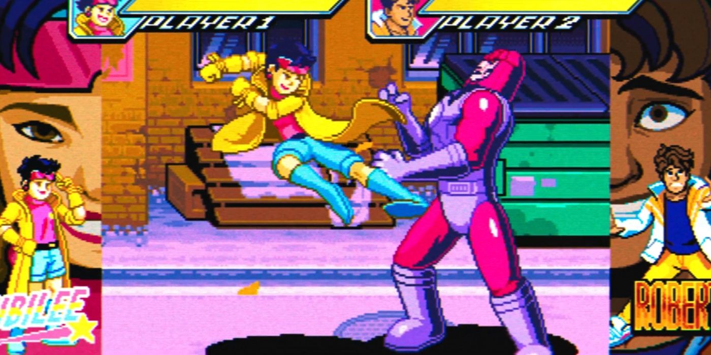 Referência do jogo X-Men '97 Konami Clasisc X-Men