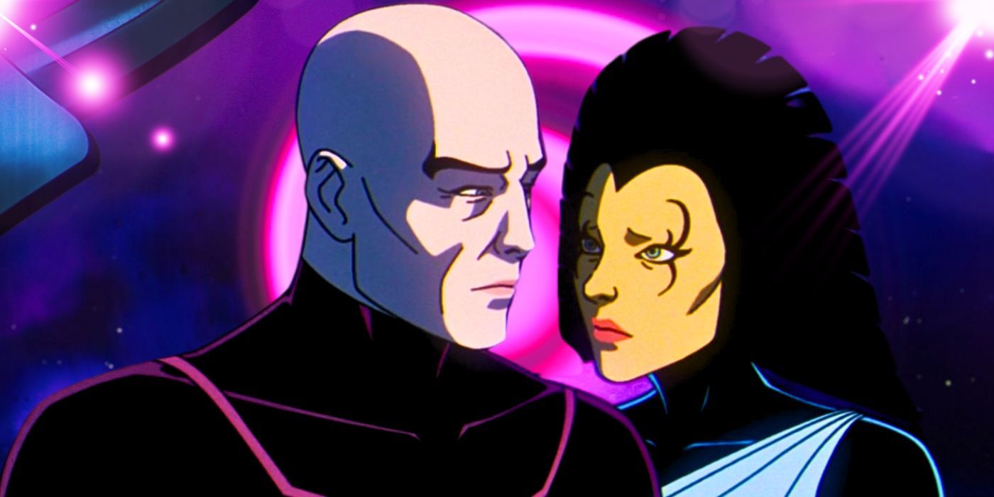 X-Men 97 Professor X and Lilandra