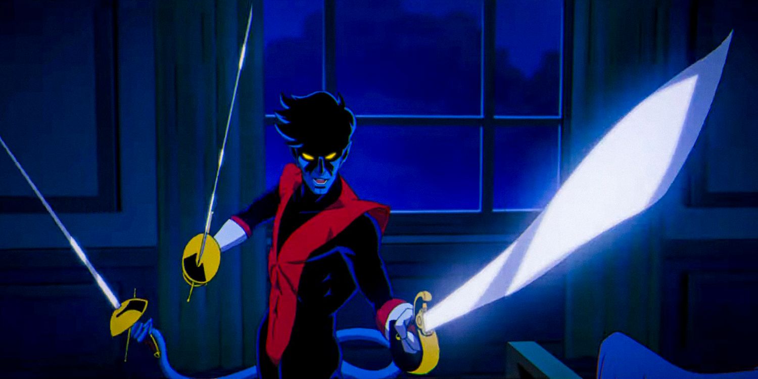 Nightcrawler wielding three swords in X-Men '97 trailer