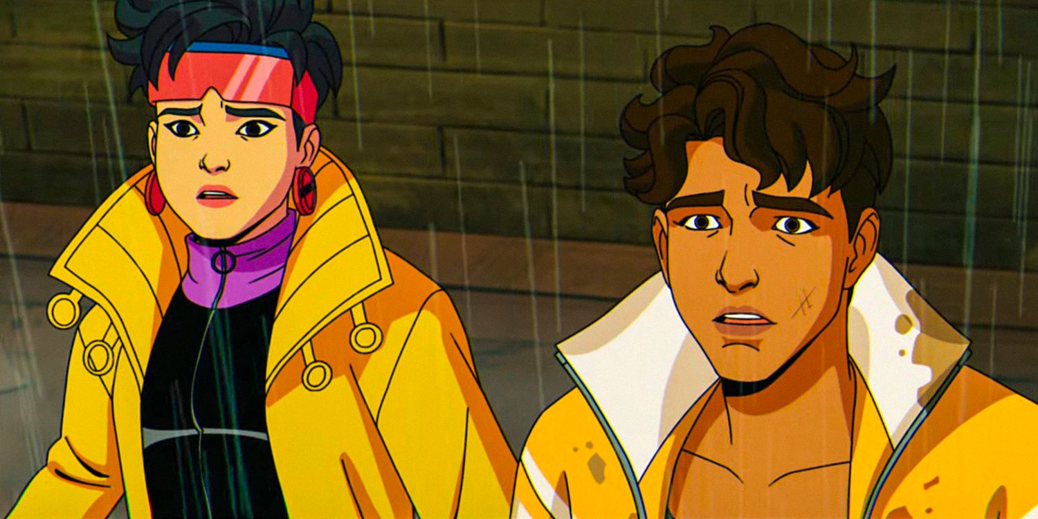 Jubilee and Sunspot with worried expressions in X-Men '97 trailer