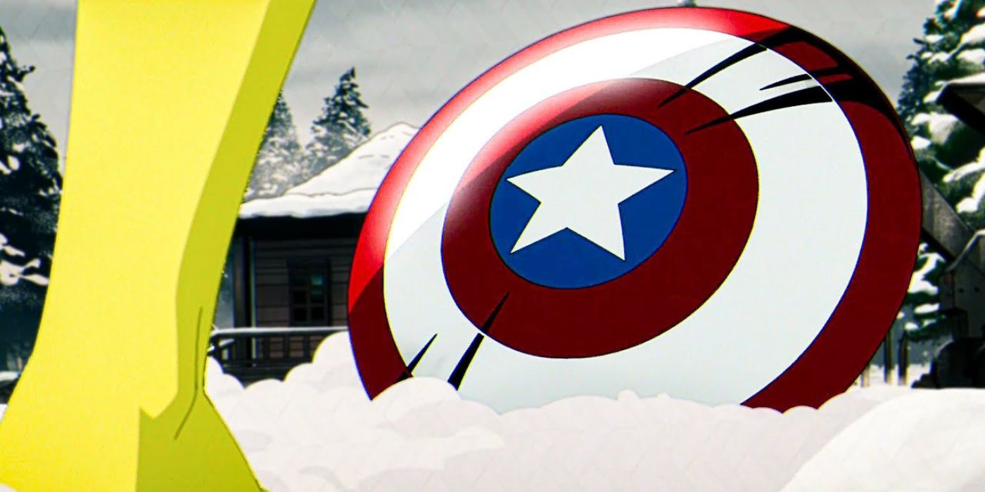 Captain America's shield in the new X-Men '97 midseason trailer