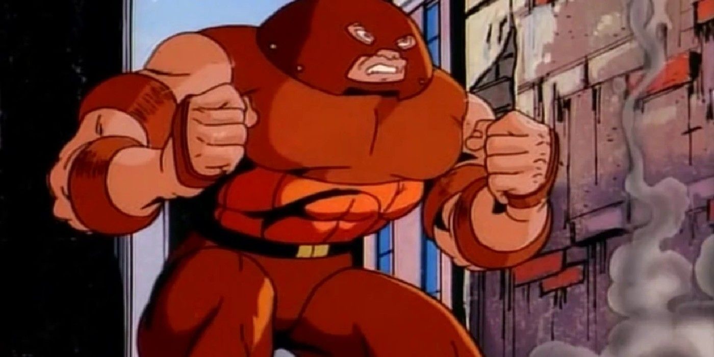 X-Men, a série animada, Juggernaut cerra os punhos